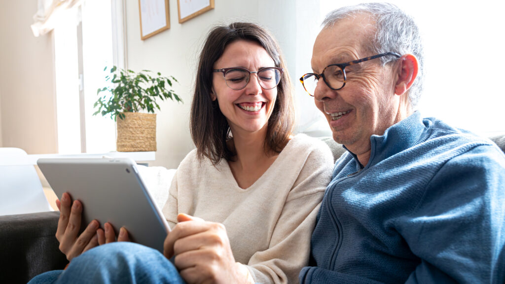 Senior adult reading about Elder Law updates 